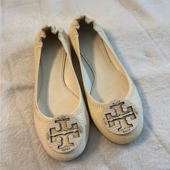 Tory Burch Cream Flats - Picture 9 of 9